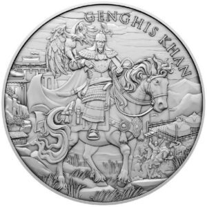 9Fine Mint ČINGISCHÁN 1 Oz  Stříbrná mince