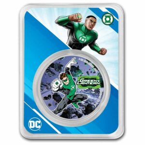9Fine Mint DC Comics Green Lantern v TEP 2023 Samoa 1 oz BU
