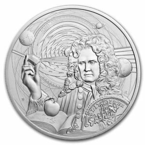 9Fine Mint Isaac Newton BU 2022 Niue 1 oz