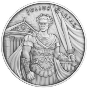 9Fine Mint JULIUS CAESAR Legendární vojevůdce 1 oz Stříbrná mince