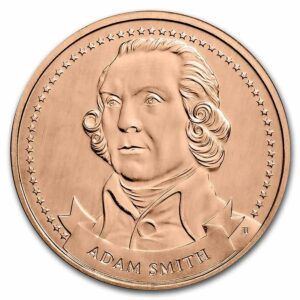 9Fine Mint Zakladatelé svobody: Adam Smith 1 Oz