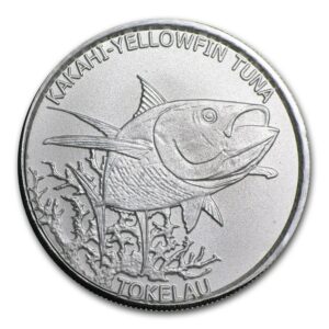 Highland Mint Tuňák žlutoploutvý 2014 Tokelau 1/2 oz 2 $
