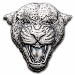 New Zealand Mint Divoká příroda Fierce Nature – Leopard 2023 Niue 2 oz stříbro $ 5