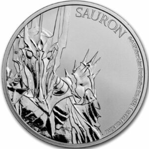 New Zealand Mint PÁN PRSTENŮ SAURON 2023 1OZ Stříbrná mince