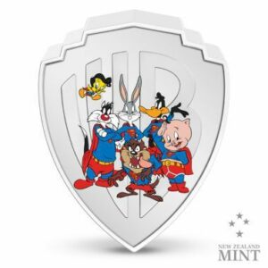 New Zealand Mint Superman 2 Oz Niue 2023 Looney Tunes