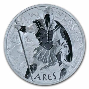 Perth Mint Gods of Olympus BU (Ares) 2023 Tuvalu 1 oz