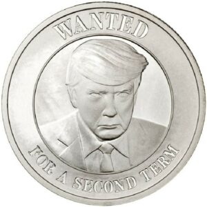 Silver Towne Donald Trump Wanted Mugshot 1 oz Stříbrná mince