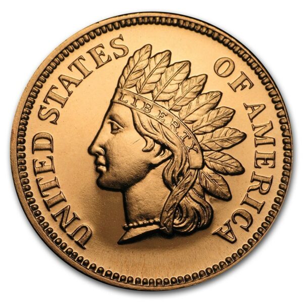 Mince - 1 oz 1 oz Měděná mince - Indian Head Cent
