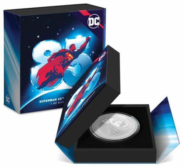New Zealand Mint 85. výročí Supermana ( Superman) 1 Oz DC Comics 2023