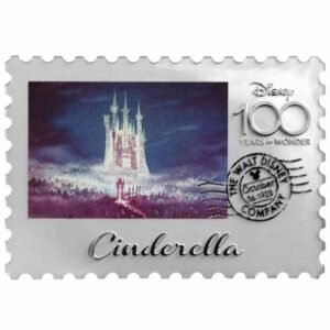 New Zealand Mint Popelka Cinderella 100 Years Disney 1 Oz 2023