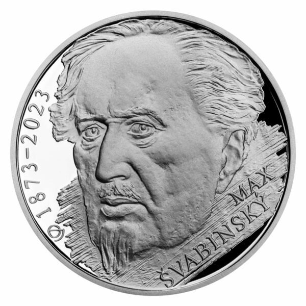 Česká mincovna Stříbrná mince 200 Kč - 150. výročí narození Maxe Švabinského proof (ČNB 2023)