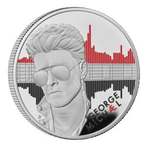 Royal Mint Barevná mince George Michael 2024 UK 1oz Silver Proof
