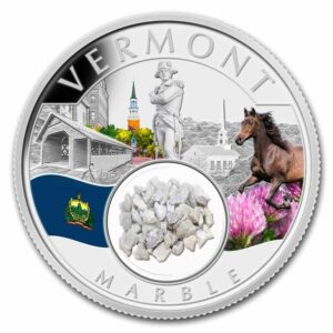 Native American Mint Poklady amerického vermontského mramoru (barevné) 1 Oz 2024 Native Mint