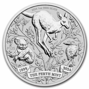 Perth Mint 125. výročí BU 1 Oz 2024 Austrálie