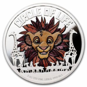 New Zealand Mint Lví král 30. – Kruh života $2 2024 Niue