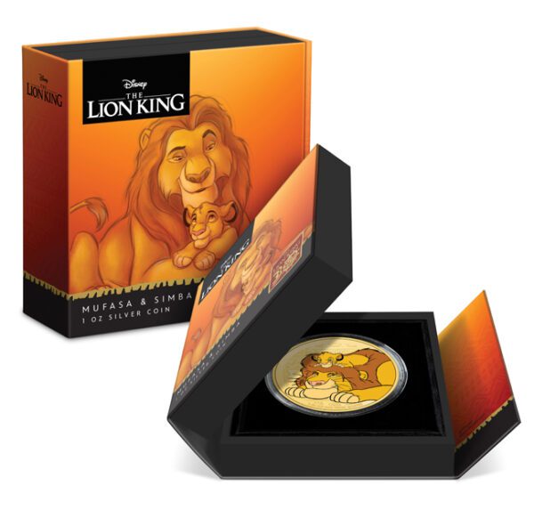 New Zealand Mint Mufasa a Simba 1 Oz Stříbro