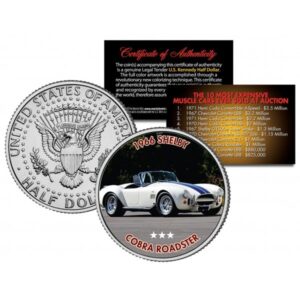 U.S. Mint 1966 SHELBY COBRA ROADSTER – nejdražší svalové vozy